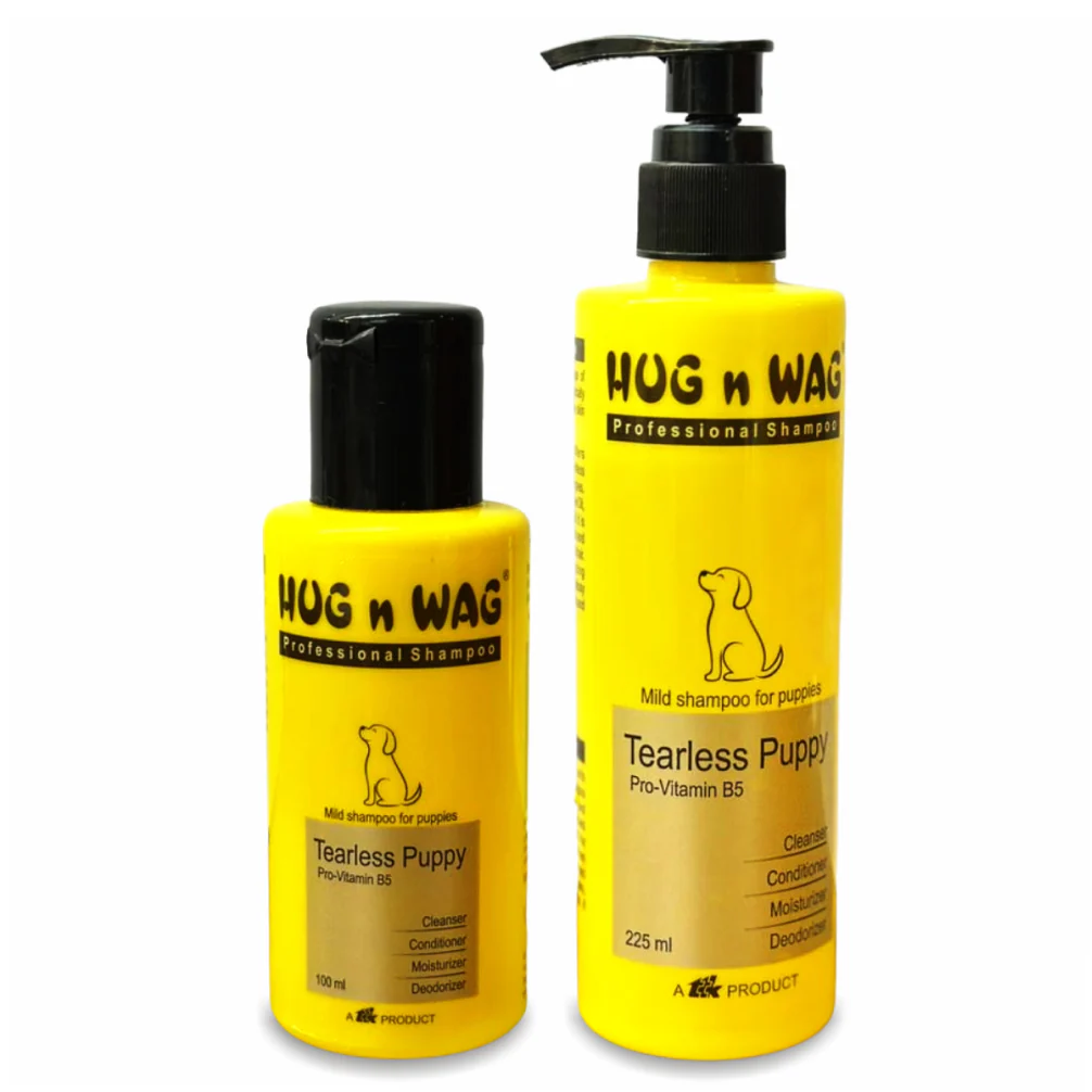 Ttk Hug n Wag Professional Tearless Puppy Shampoo with Pro Vitamin B5 - Image 4