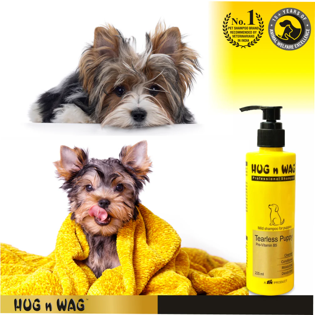 Ttk Hug n Wag Professional Tearless Puppy Shampoo with Pro Vitamin B5 - Image 7