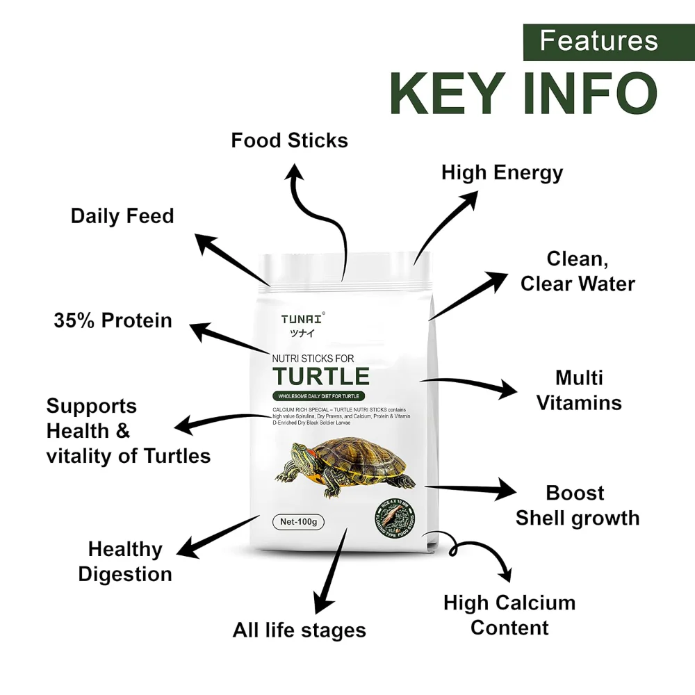 Tunai 3in1 Adult Turtle and Tortoise Food - Image 4