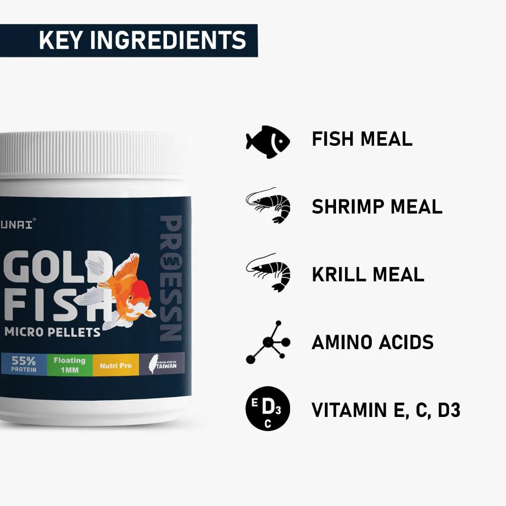 Tunai Protein Rich Premium Gold Fish Dry Food - Image 4