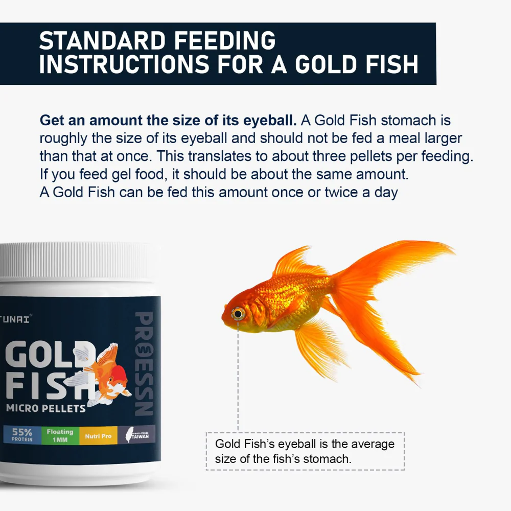 Tunai Protein Rich Premium Gold Fish Dry Food - Image 5