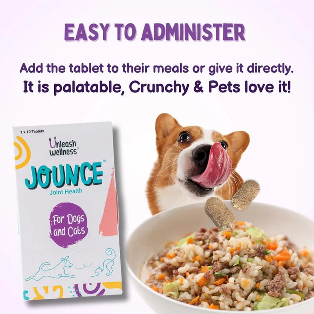Unleash Wellness Jounce Hip and Joint Support Chews for Dogs and Cats - Image 9