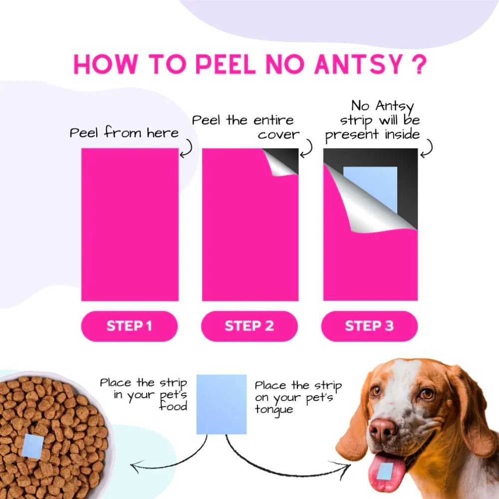 Unleash Wellness No Antsy All Natural Calming Strips for Dogs and Cats - Image 4
