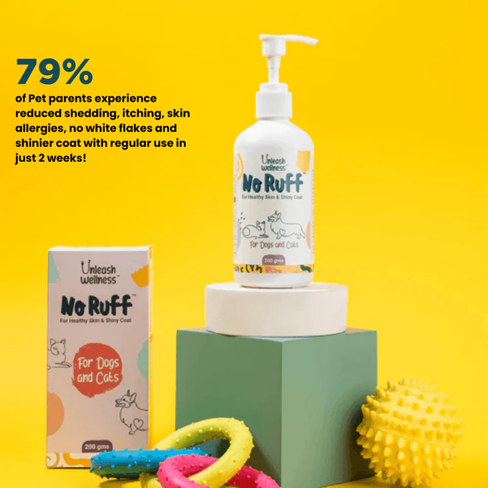 Unleash Wellness No Ruff for Healthy Skin and Shiny Coat Supplements for Dogs and Cats - Image 8