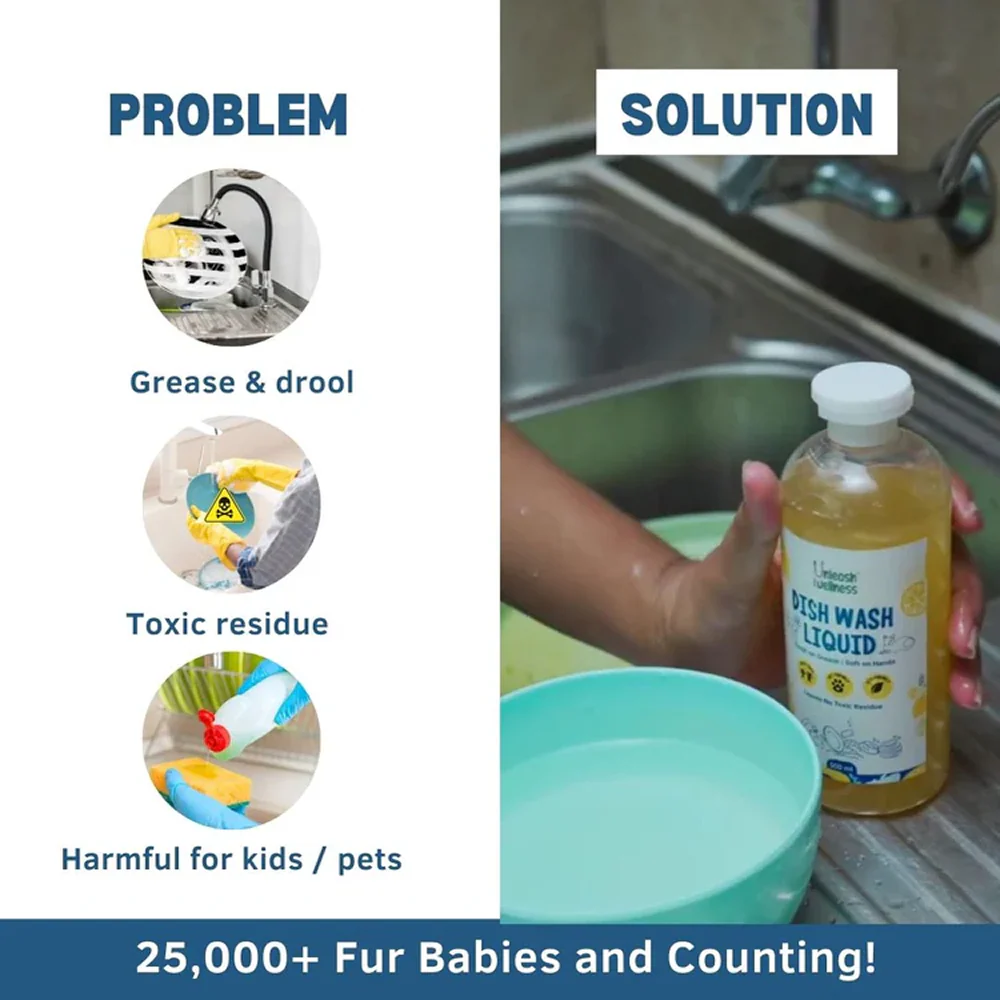 Unleash Wellness Pet Safe Dishwashing Liquid for Dogs and Cats - Image 10