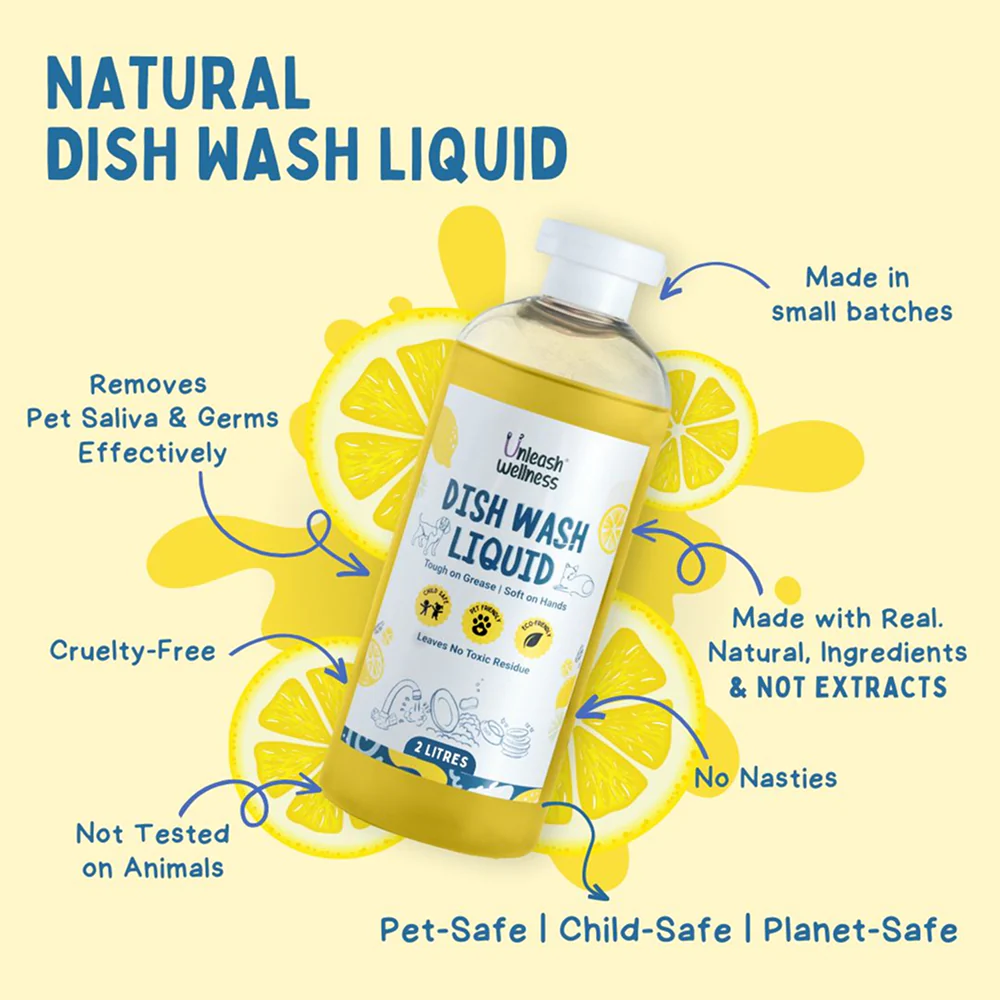 Unleash Wellness Pet Safe Dishwashing Liquid for Dogs and Cats - Image 3