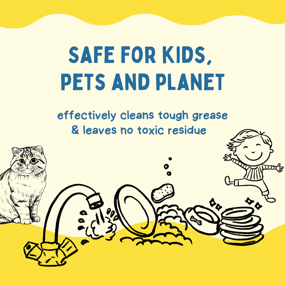 Unleash Wellness Pet Safe Dishwashing Liquid for Dogs and Cats - Image 6