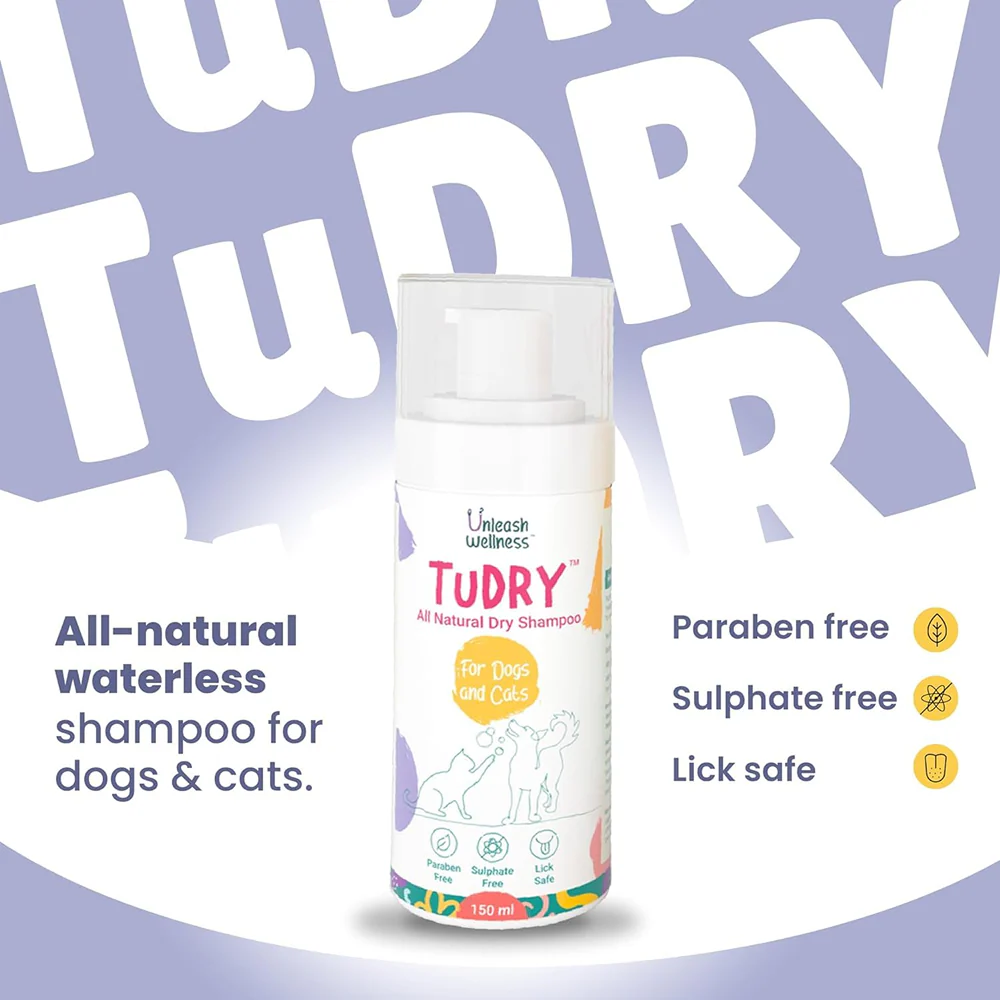 Unleash Wellness TuDry All Natural Waterless Shampoo for Dogs and Cats - Image 5