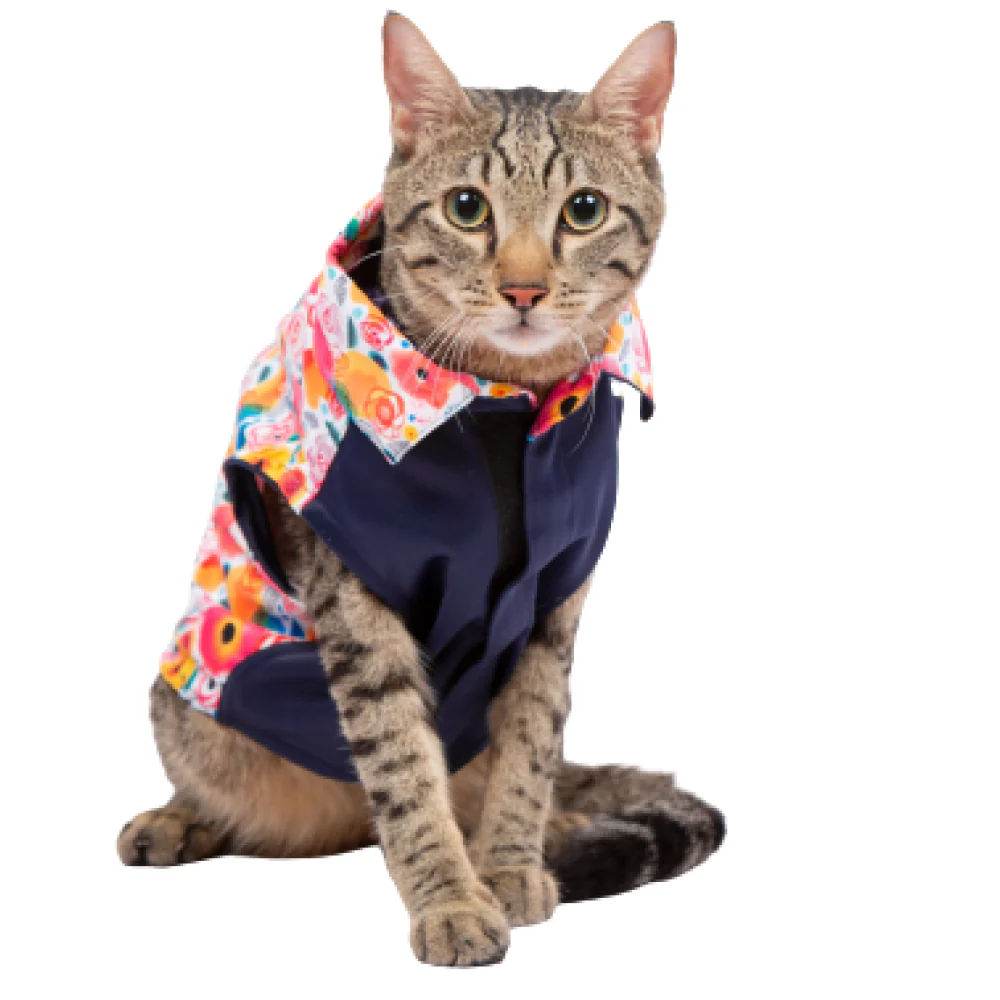 Up4pets Autumn Flower Polyester Fleece Jackets for Dogs and Cats - Image 3