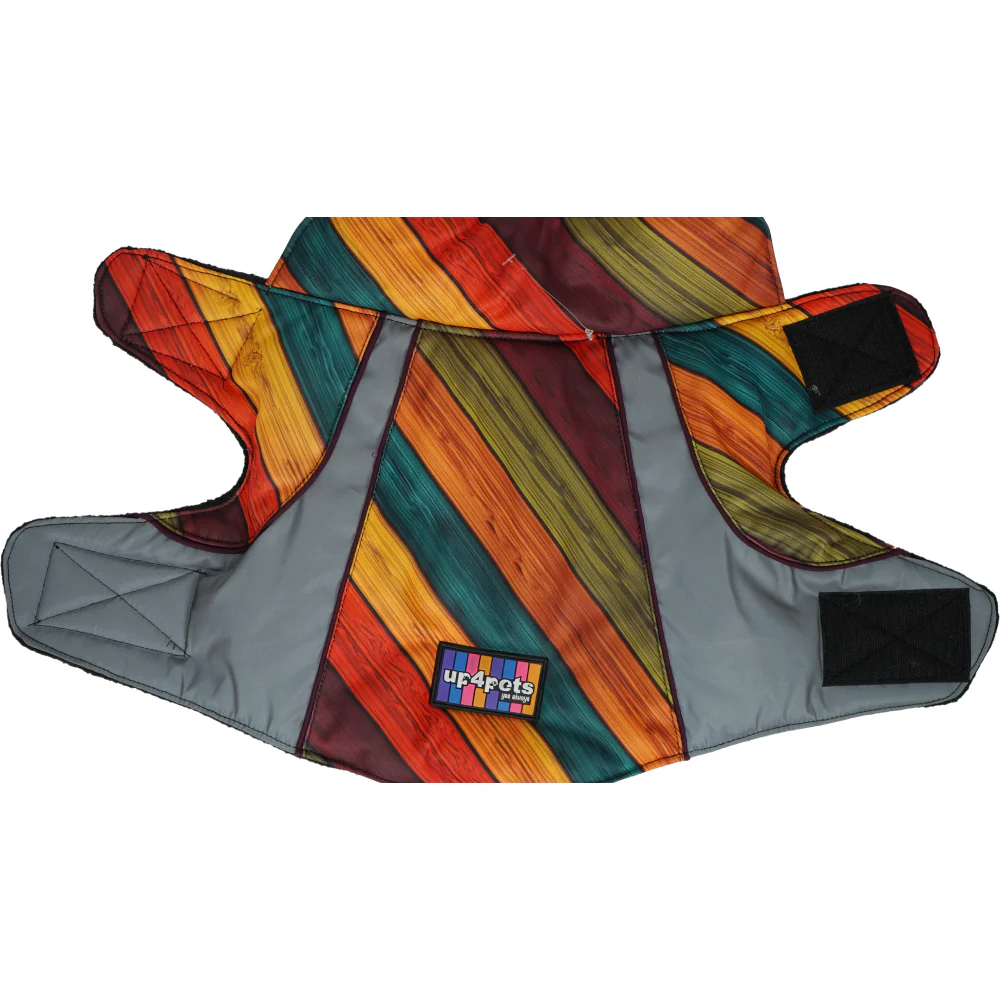 Up4pets Autumn Stripe Polyester Fleece Jackets for Dogs and Cats - Image 6