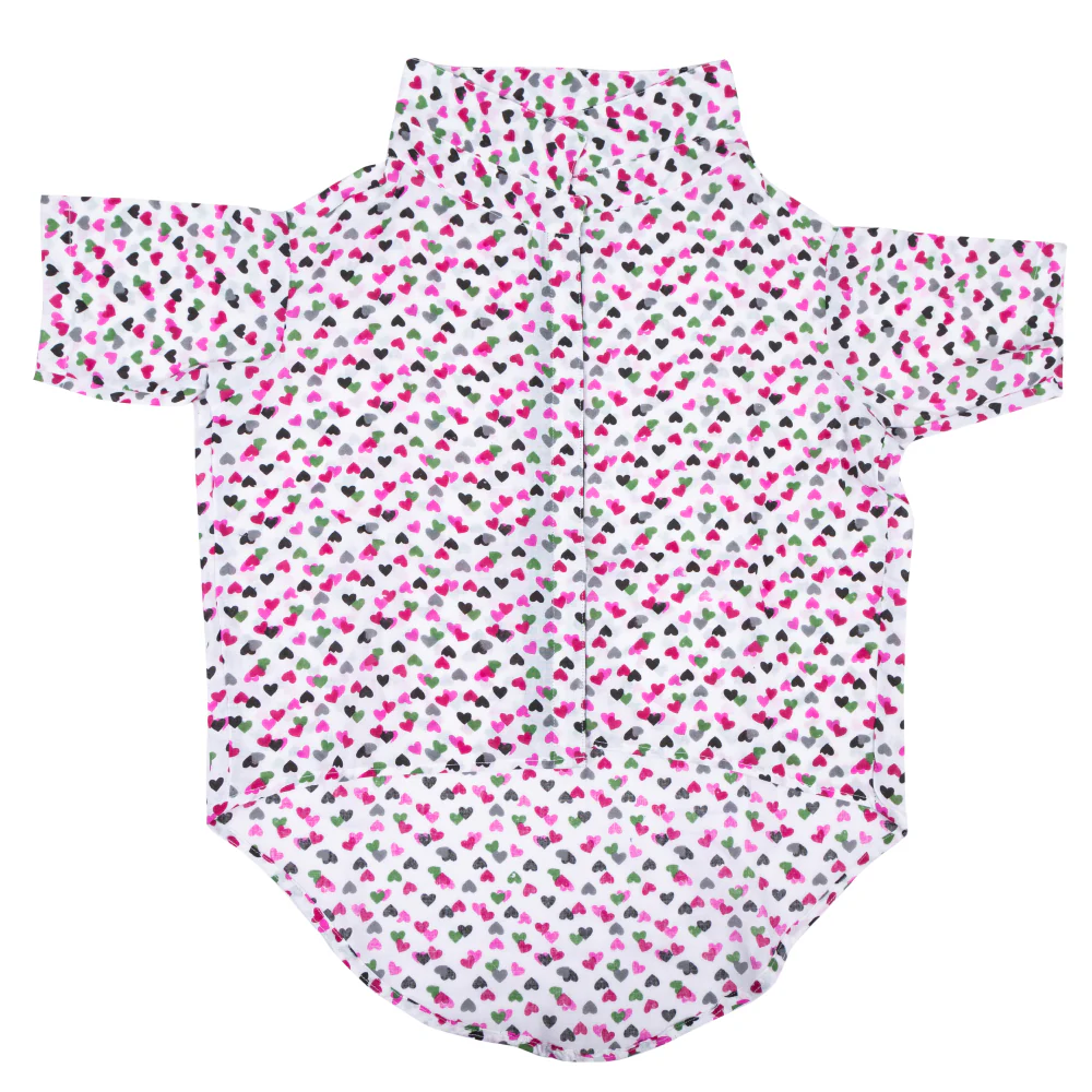 Up4pets Dreamy Hearts Cotton Shirts for Dogs (Pink) - Image 2