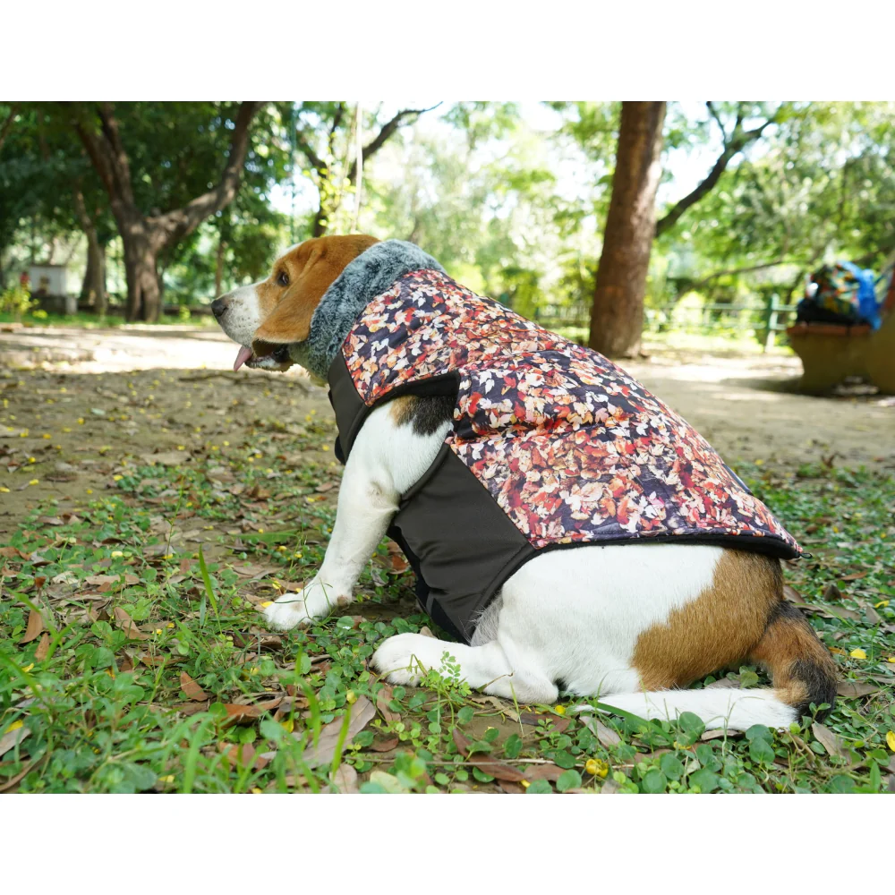 Up4pets Small Autumn Leaf Polyester Fleece Jackets for Dogs and Cats - Image 6