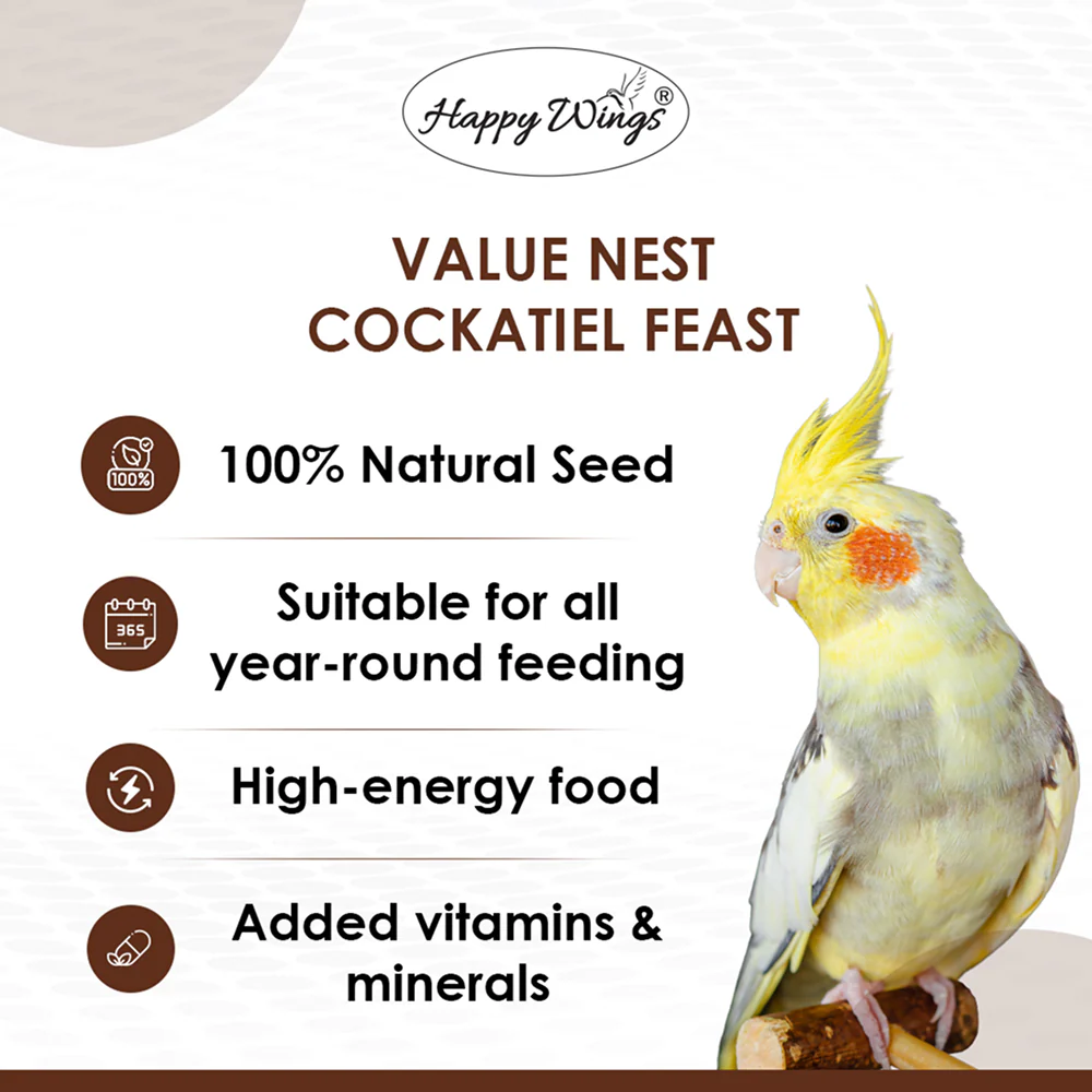 Value Nest Cocktiel Feast Bird Food - Image 2