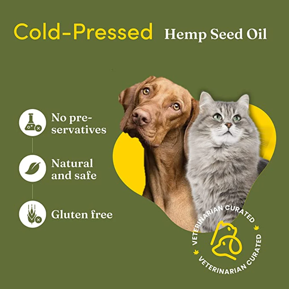 Vedic Tails Hemp Seed Oil for Dogs and Cats - Image 3