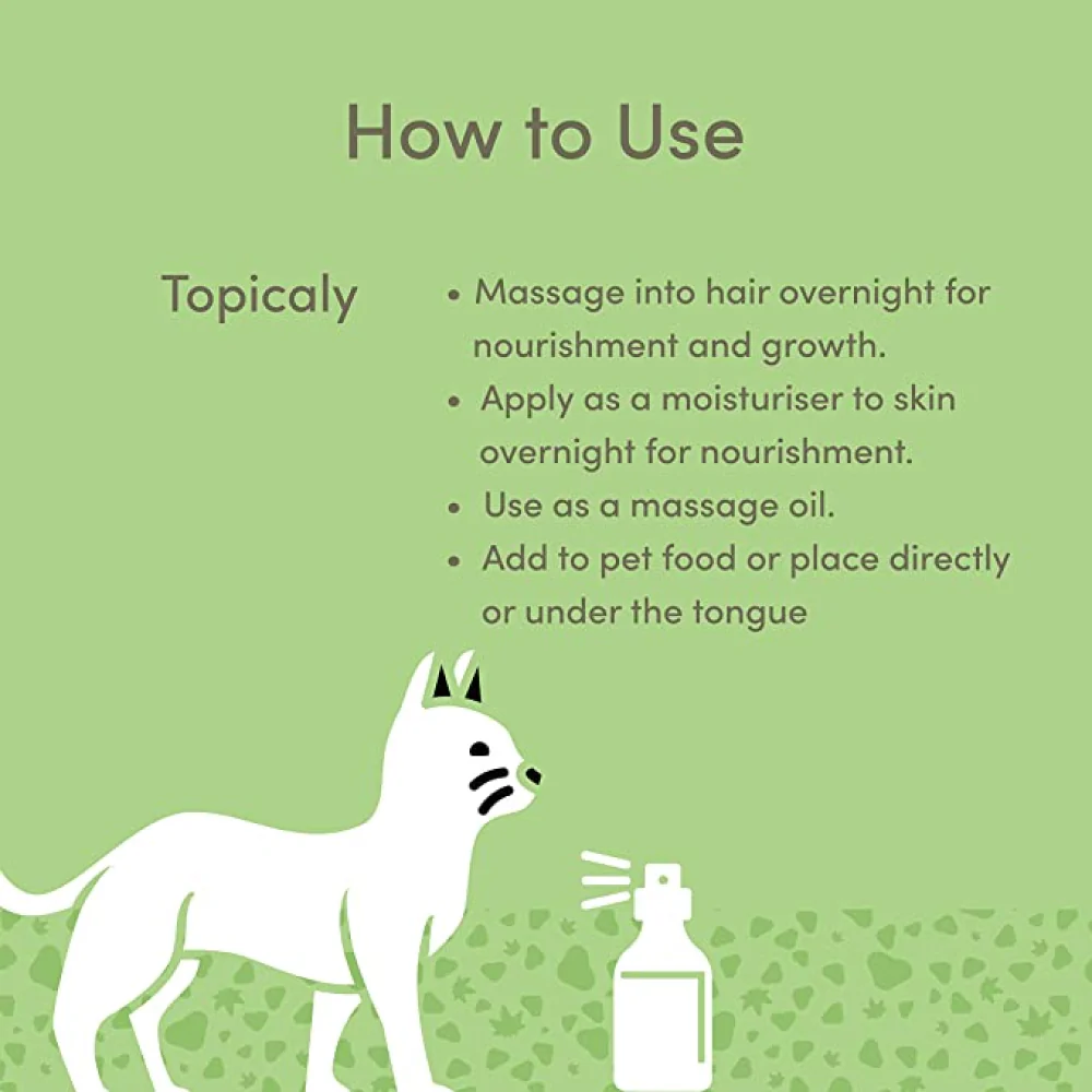 Vedic Tails Hemp Seed Oil for Dogs and Cats - Image 7