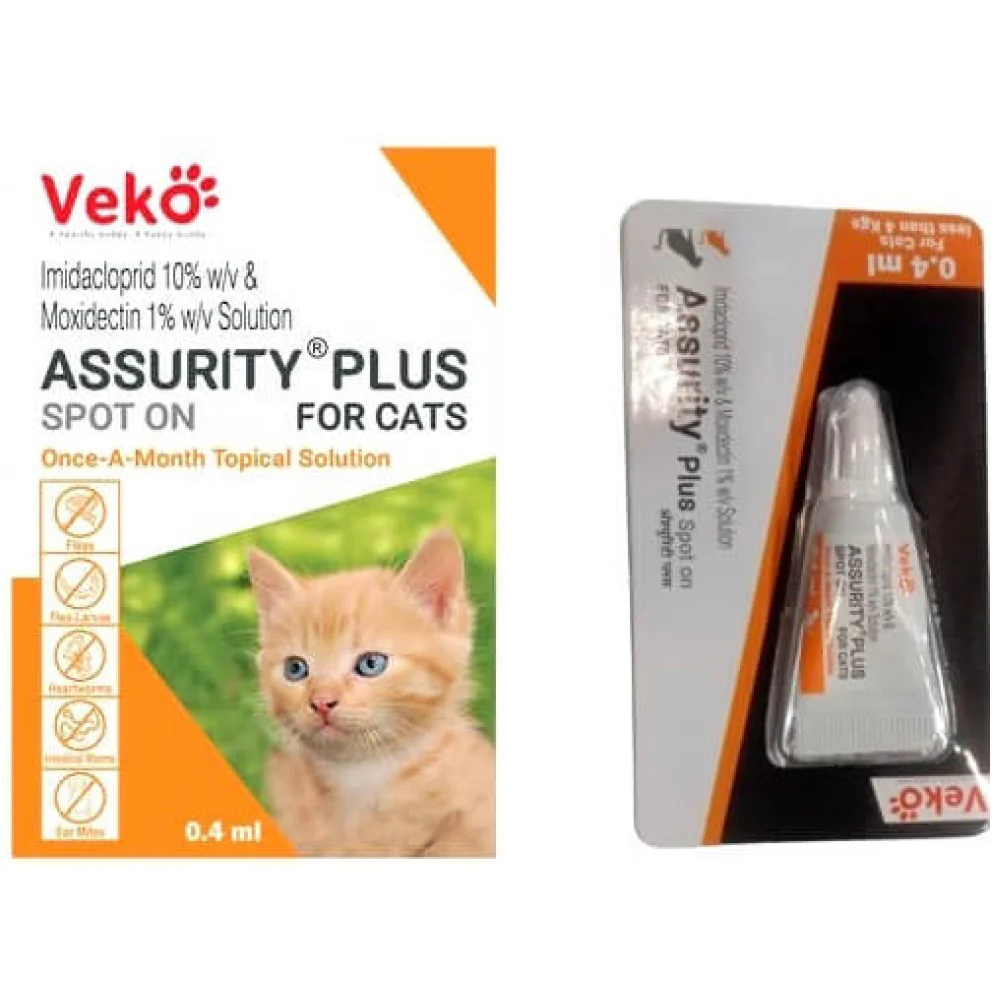 Veko Assurity Plus Tick & Flea Spot On for Cats - Image 3