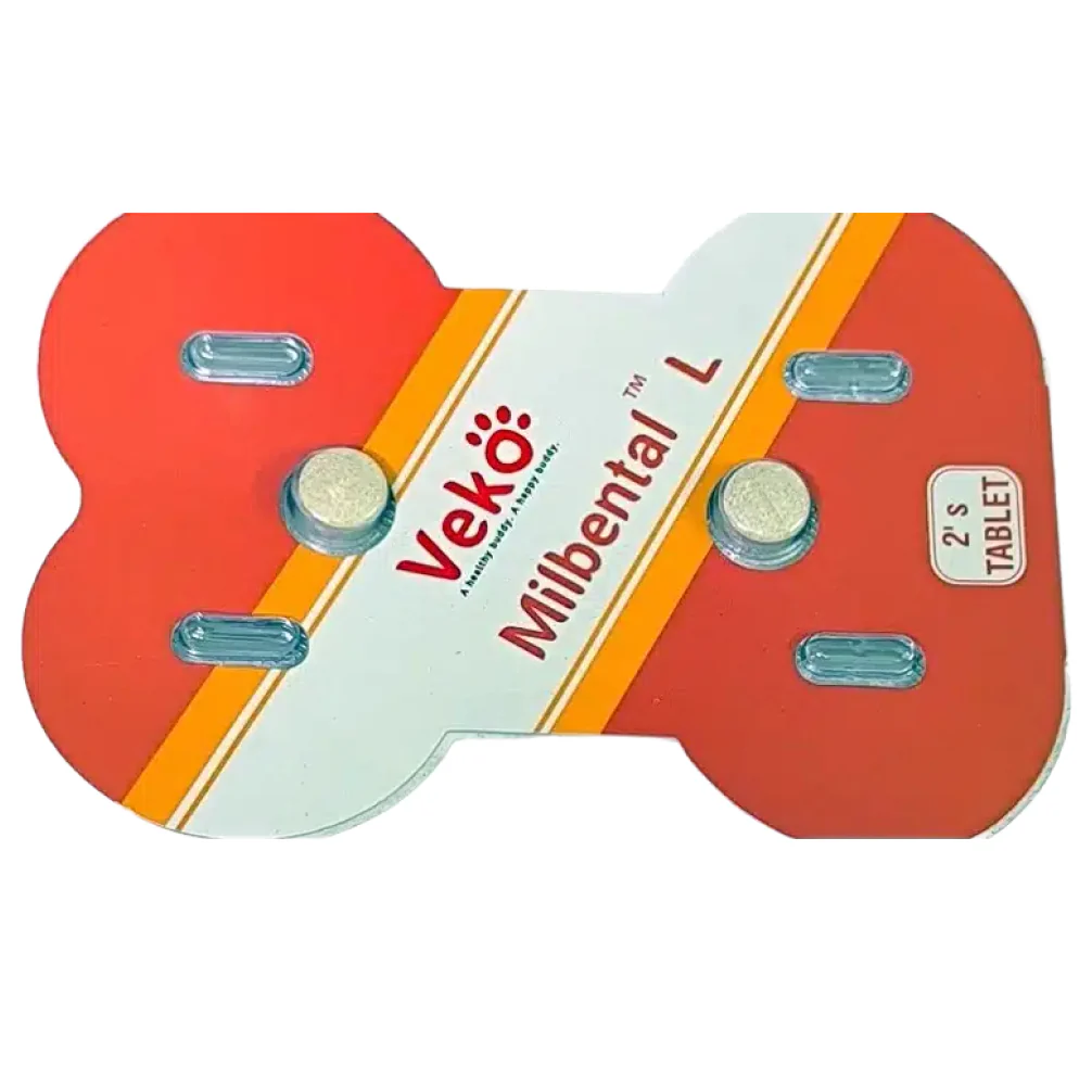 Veko Milbental Dewormer Tablets for Dogs (2 Tablets) - Image 2