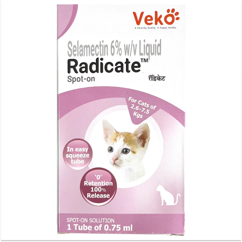 Veko Radicate (Selamectin) Tick and Flea Control Spot On for Cats - Image 2