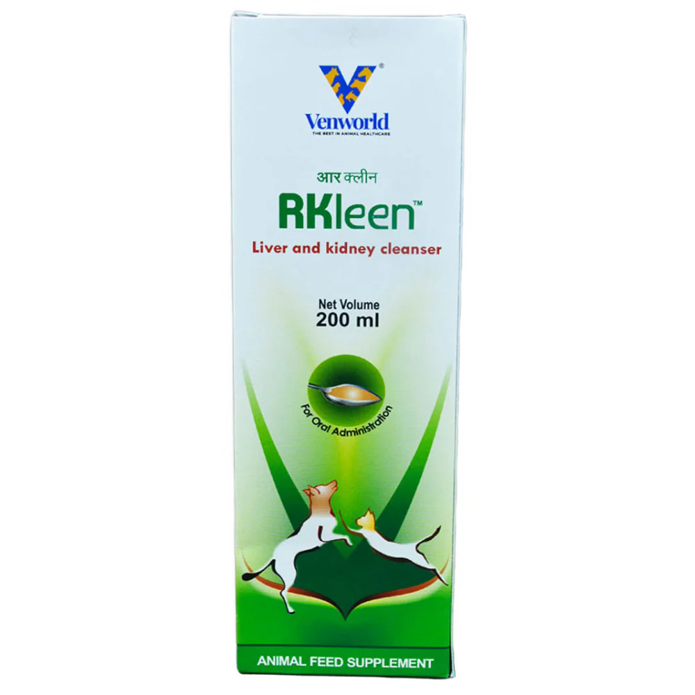 Venkys RKleen Syrup Liver & Kidney Support for Dogs & Cats (200ml) - Image 2