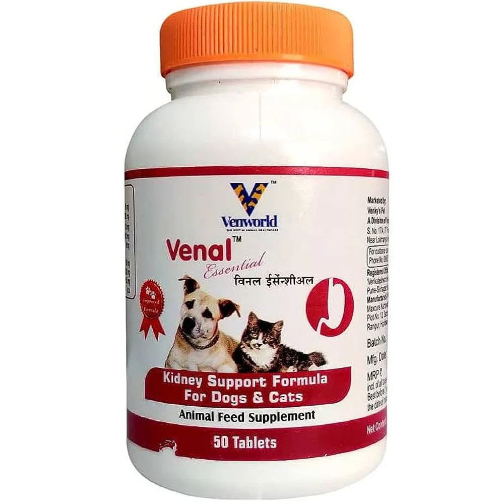 Venkys Venal Essentials Tablet for Dogs and Cats (pack of 50 tablets) - Image 2