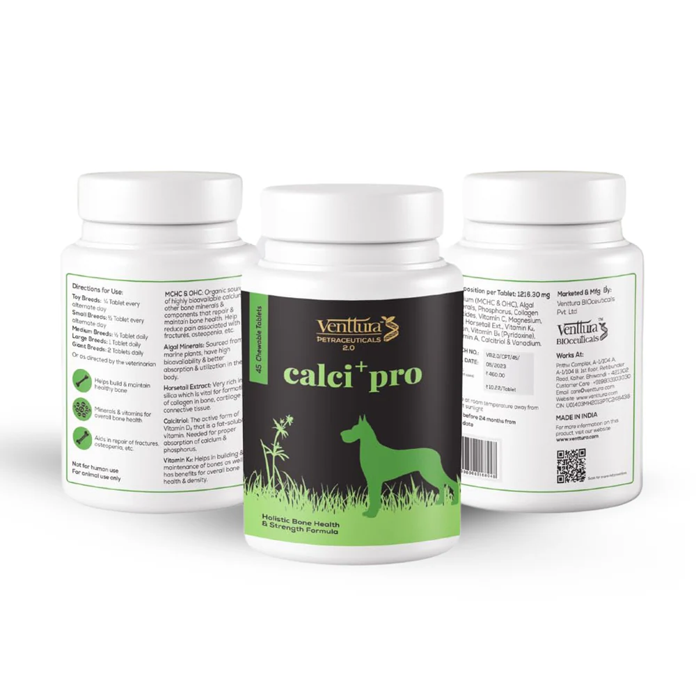 Venttura Calci Pro Plus Chewable Calcium Supplement Tablets for Dogs - Image 8