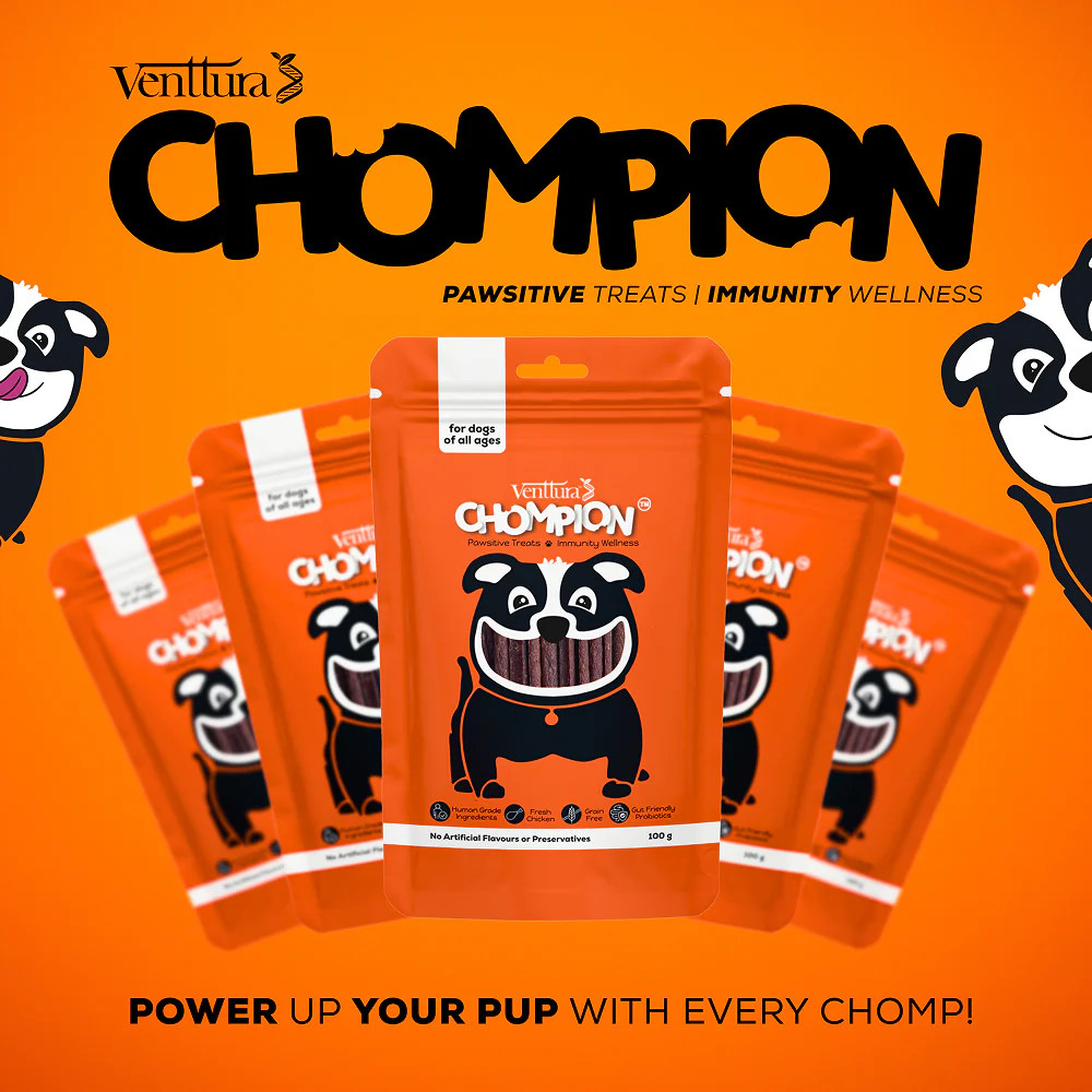 Venttura Chompion Pawsitive Immunity Wellness Dogs Treats - Image 3