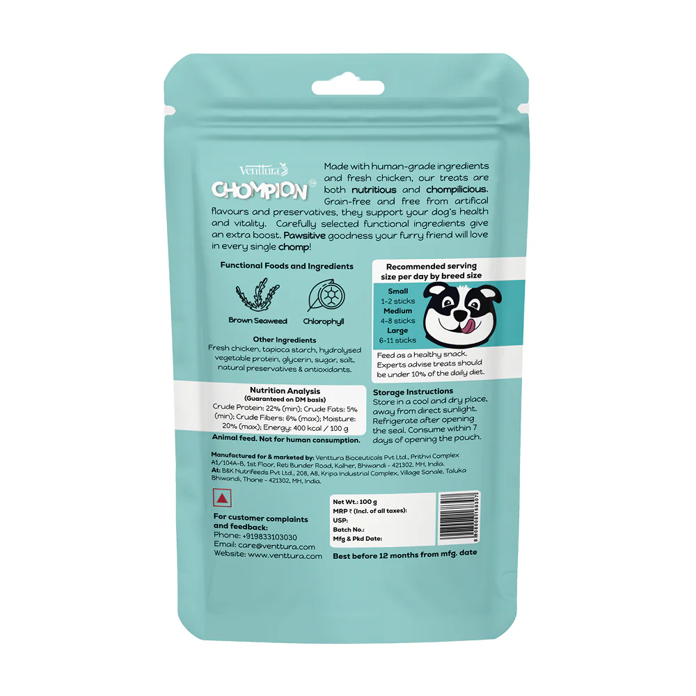 Venttura Chompion Pawsitive Oral Health Dog Treats - Image 2