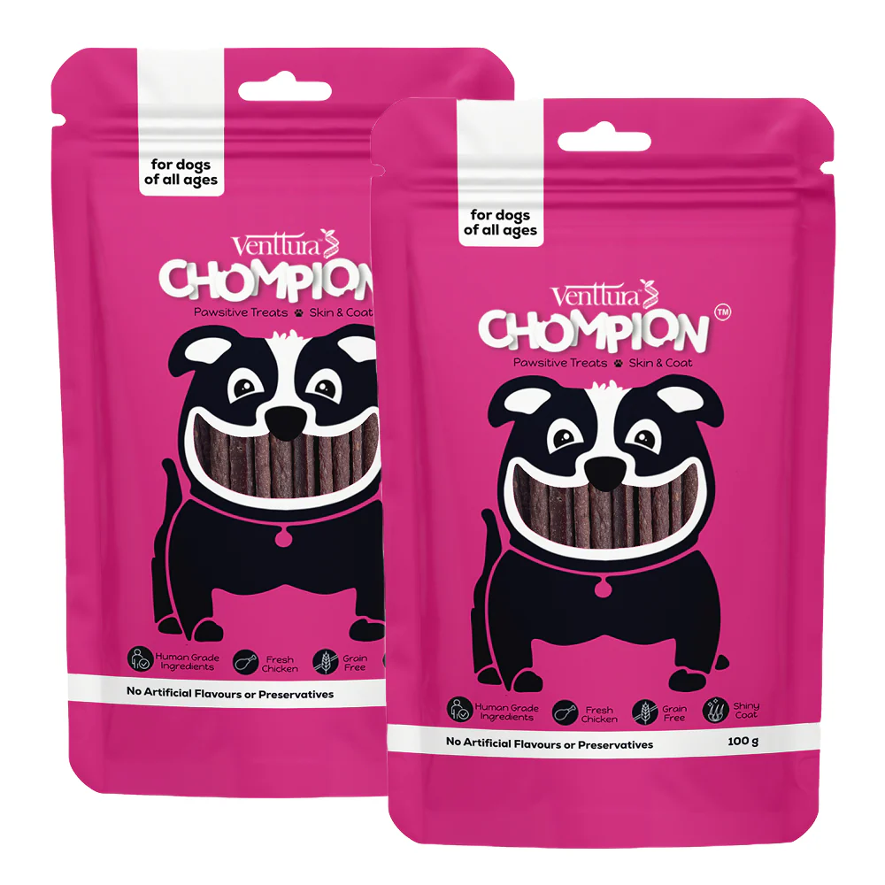 Venttura Chompion Pawsitive Skin and Coat Dog Treats - Image 9
