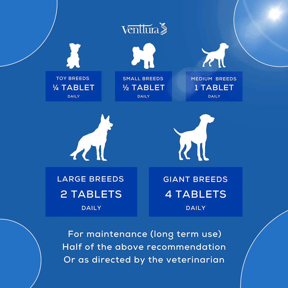 Venttura Flexi Plus Hip and Joint Chewable Tablets for Dogs - Image 6