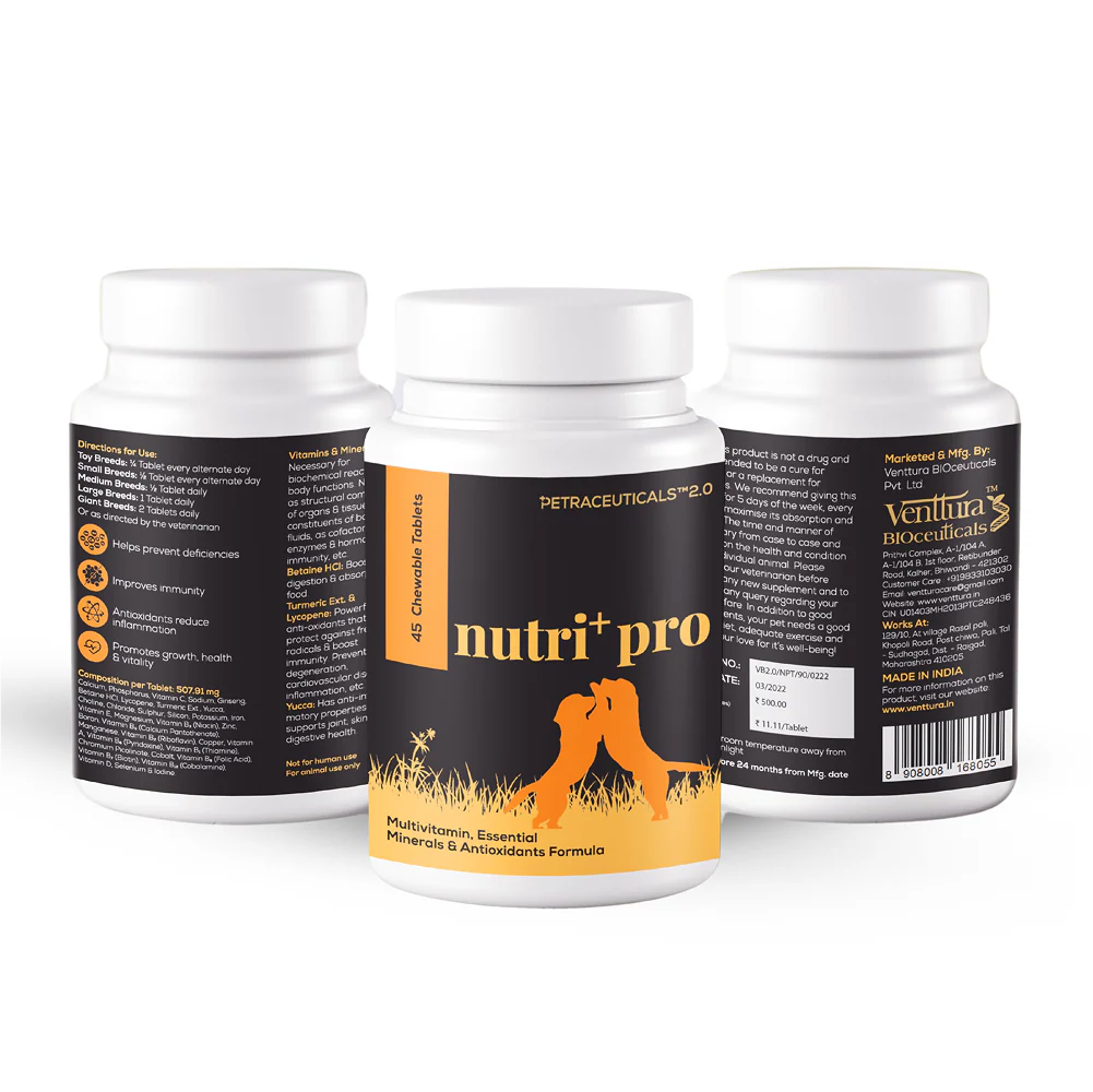 Venttura Nutri Plus Pro Multi Vitamin Chewable Tablets for Dogs - Image 8
