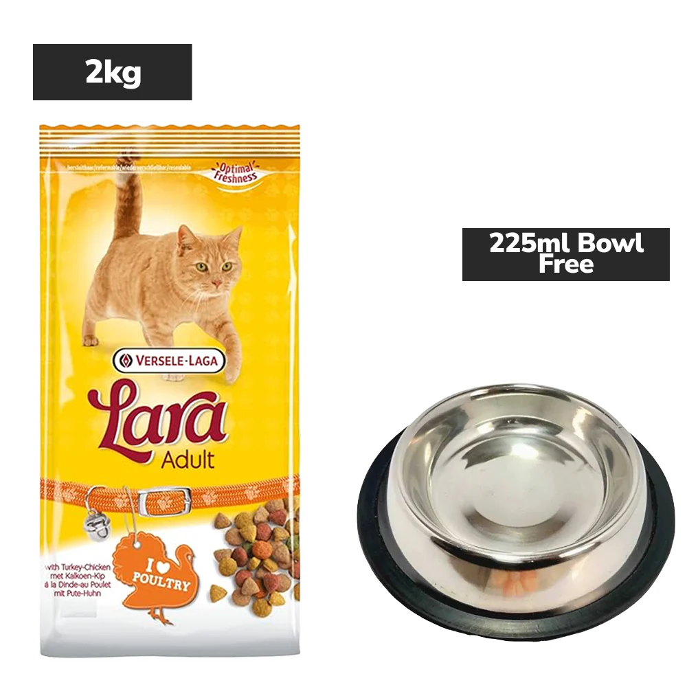 Versele Laga Lara Turkey & Chicken Adult Cat Dry Food - Image 3