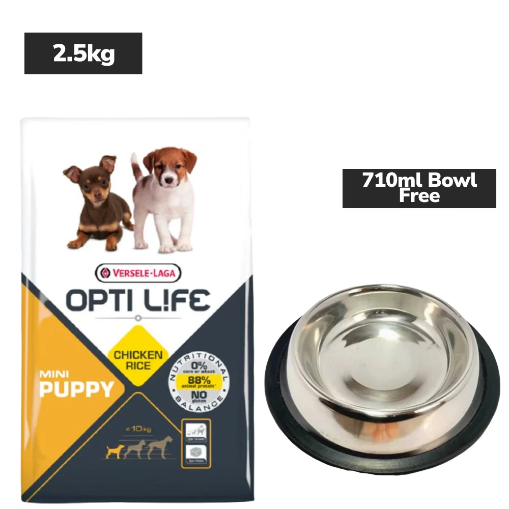Versele Laga Opti Life Chicken & Rice Mini Puppy Dry Food - Image 2