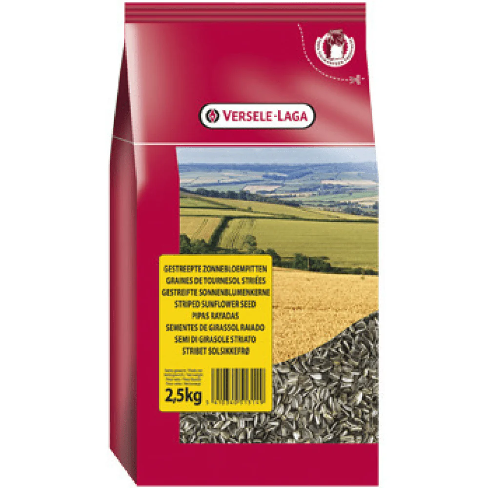 Versele Laga Sunflower Seeds Striped and Prestige Food for Big Parakeets and Birds - Image 2