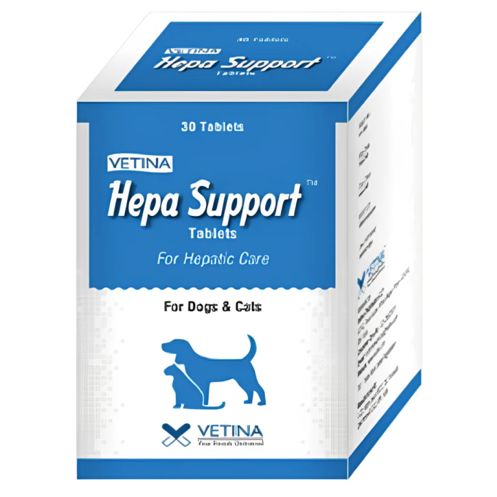 Vetina Hepa Support for Dogs and Cats (pack of 30 tablets) - Image 2