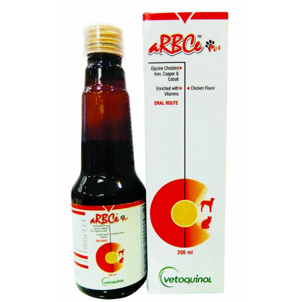 Vetoquinol aRBCe Pet Syrup for Dogs & Cats (200ml) - Image 2