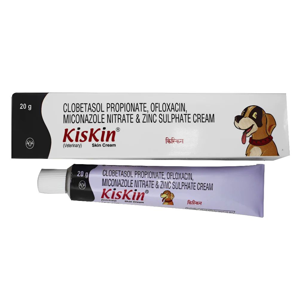 Intas Kiskin Ointment (Cream) (Corticosteroid) for Dogs and Cats - Image 2