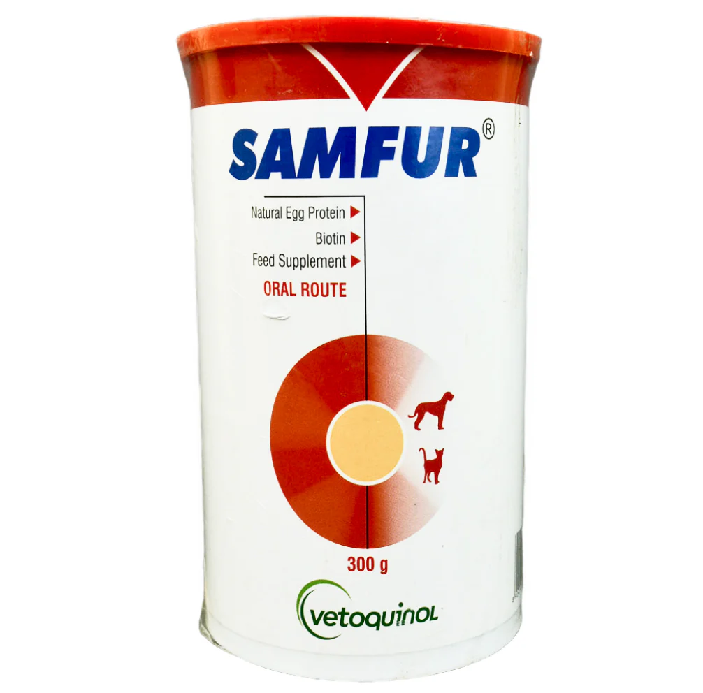 Vetoquinol Samfur Skin & Coat Supplement for Dogs and Cats - Image 2
