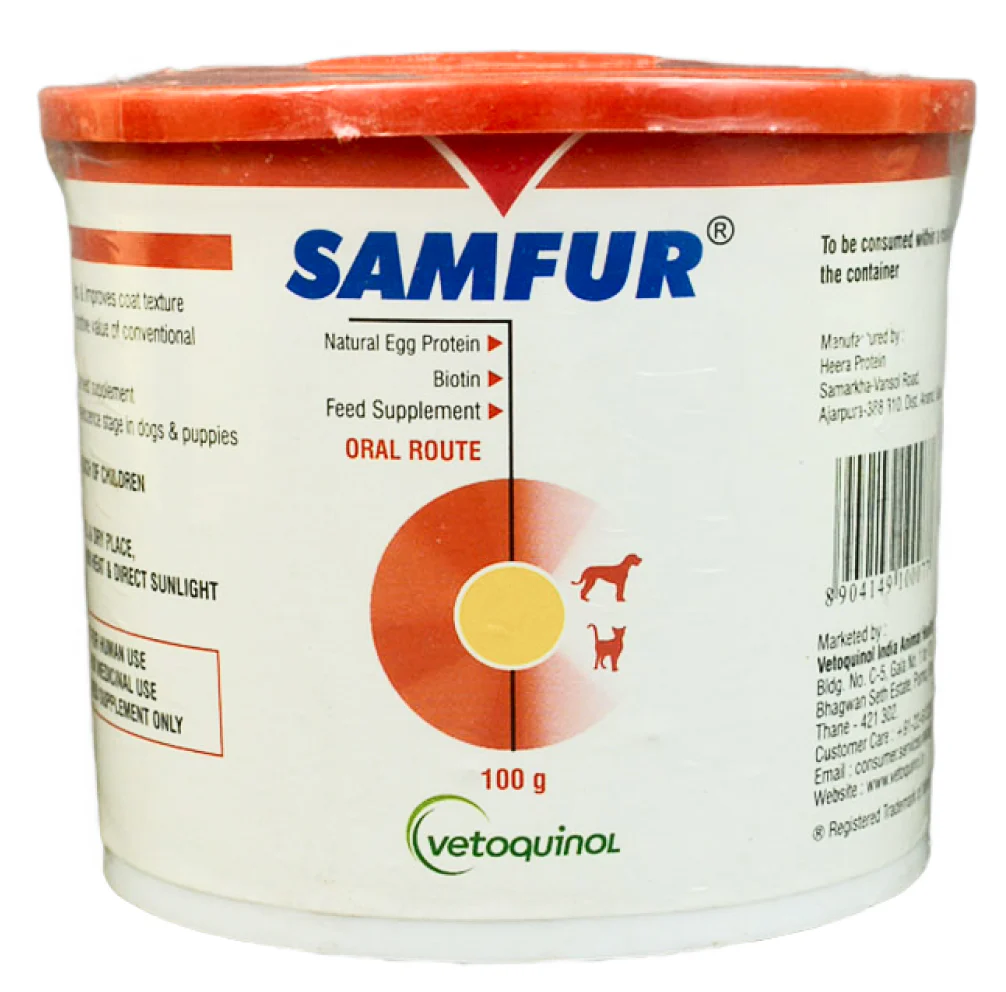 Vetoquinol Samfur Skin & Coat Supplement for Dogs and Cats - Image 3