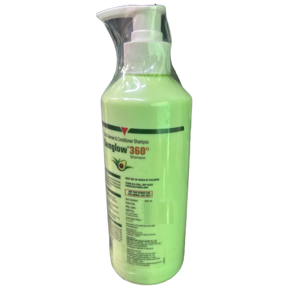 Vetoquinol Samglow 360 Coat & Conditioner Shampoo for Dogs and Cats - Image 4