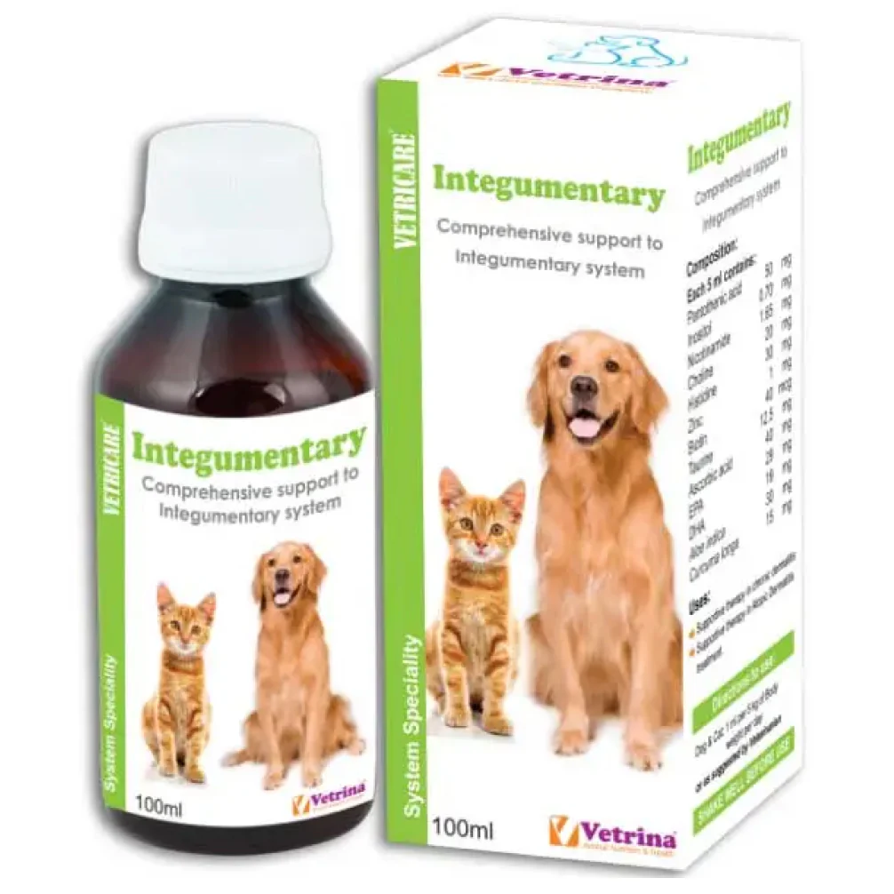 Vetricare Integumentary Syrup for Dogs and Cats (100ml) - Image 2