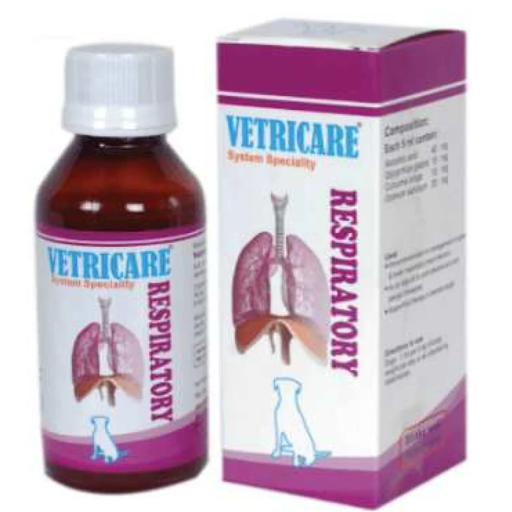 Vetricare Respiratory syrup for Dogs And Cats (100ml) - Image 3