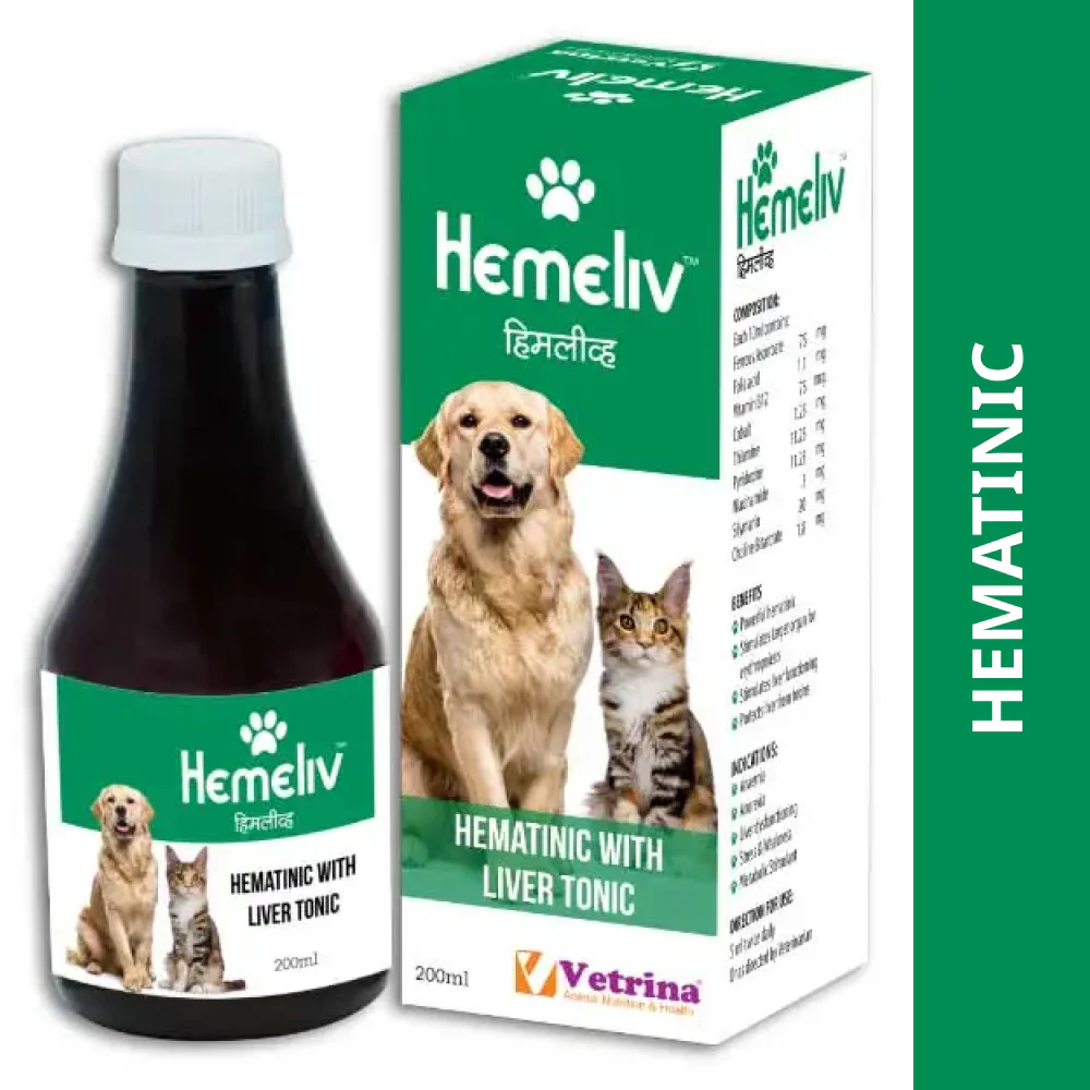 Vetrina Hemeliv Syrup for Dogs and Cats (200ml) - Image 2