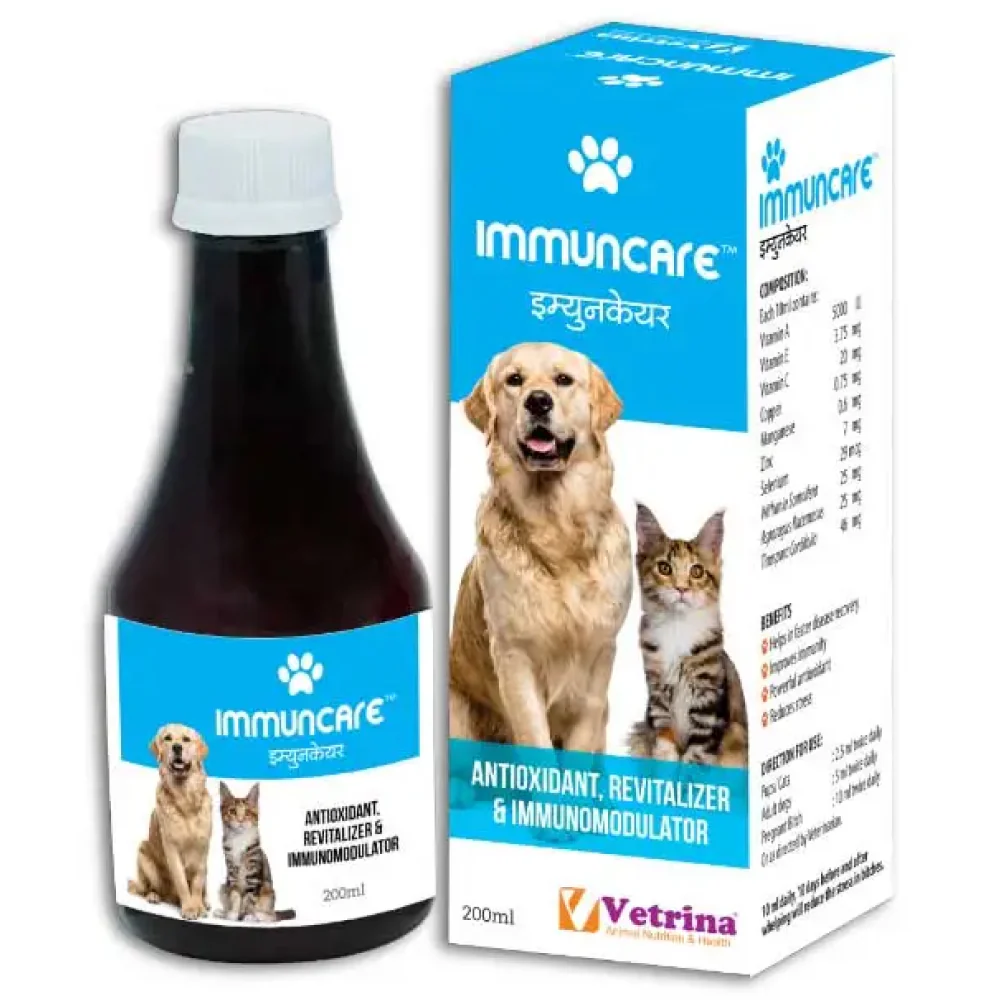 Vetrina Immuncare Syrup for Dogs and Cats (200ml) - Image 2