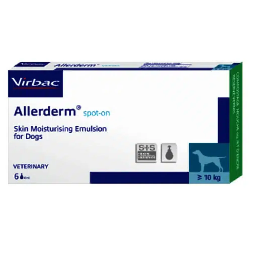 Virbac Allerderm Spot On Skin Moisturising Emulsion for Dogs - Image 2