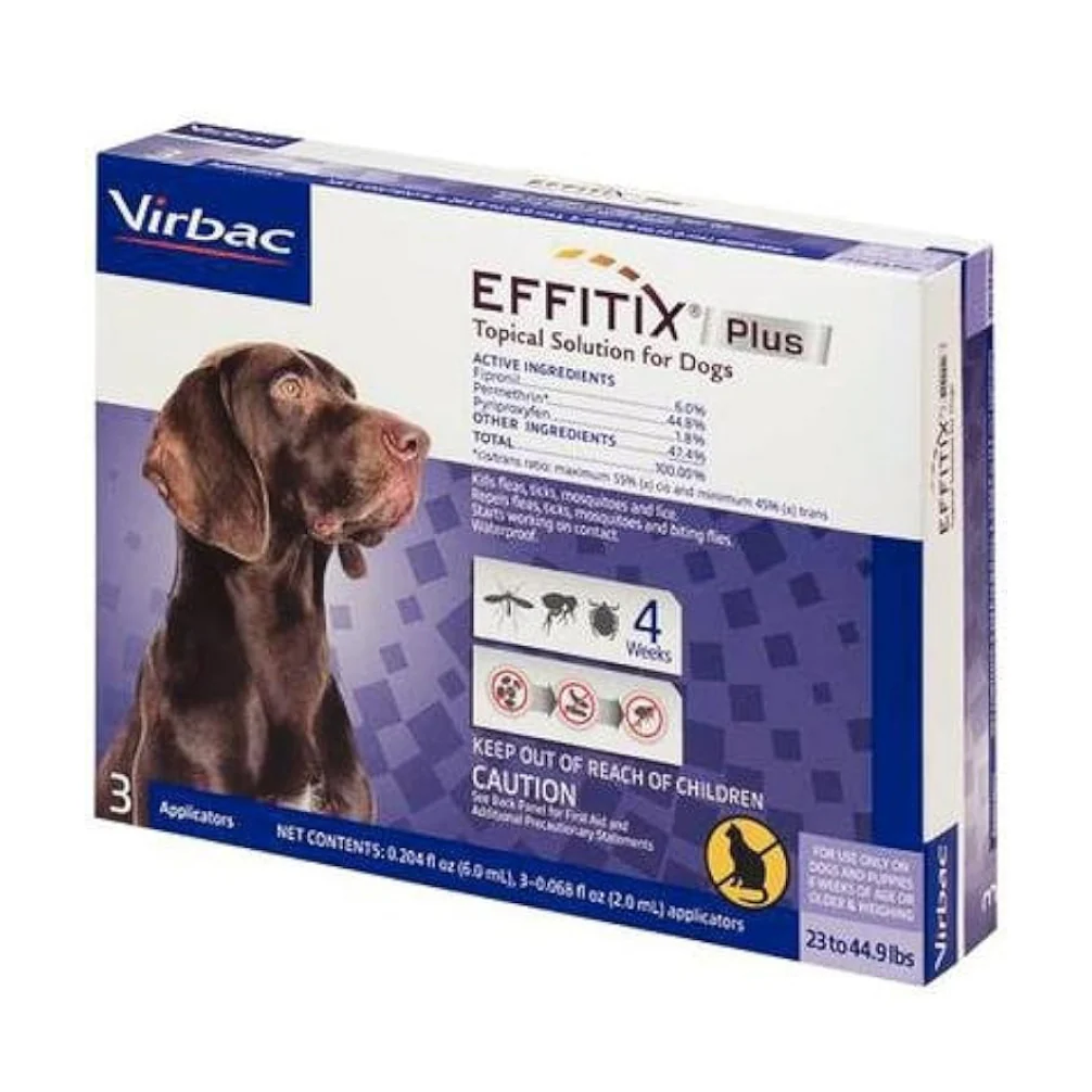 Virbac Effitix Tick & Flea Spot On for Dogs - Image 4