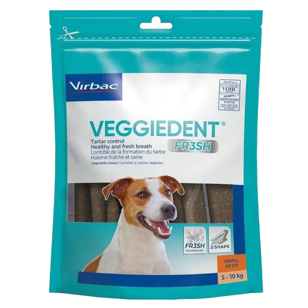 Virbac Veggiedent Dental Chew For Small Dogs - Image 2