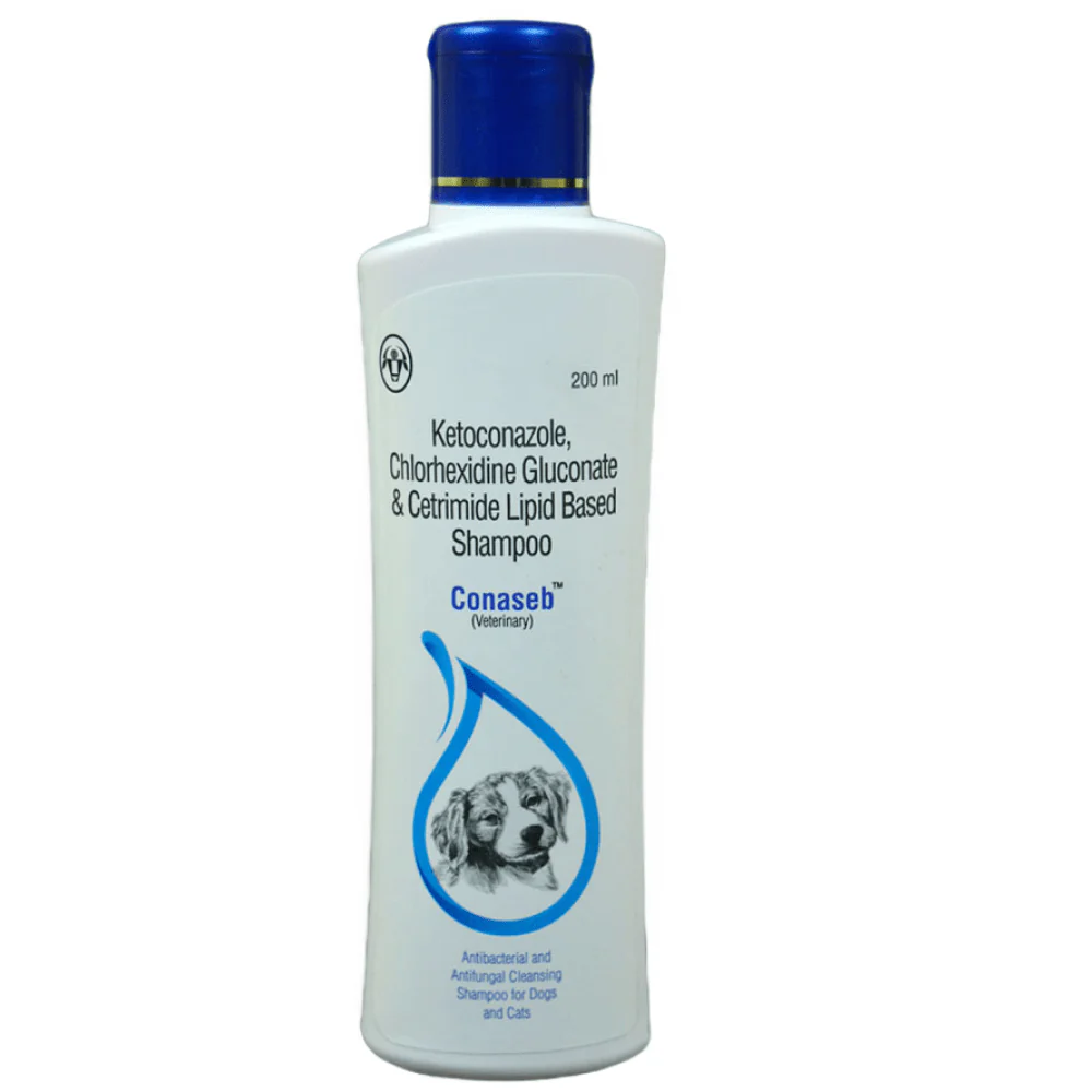Virbac Vitabest Derm Omega 3+6 Syrup (250ml) and Intas Conaseb Shampoo (200ml) for Dogs & Cats Combo - Image 3