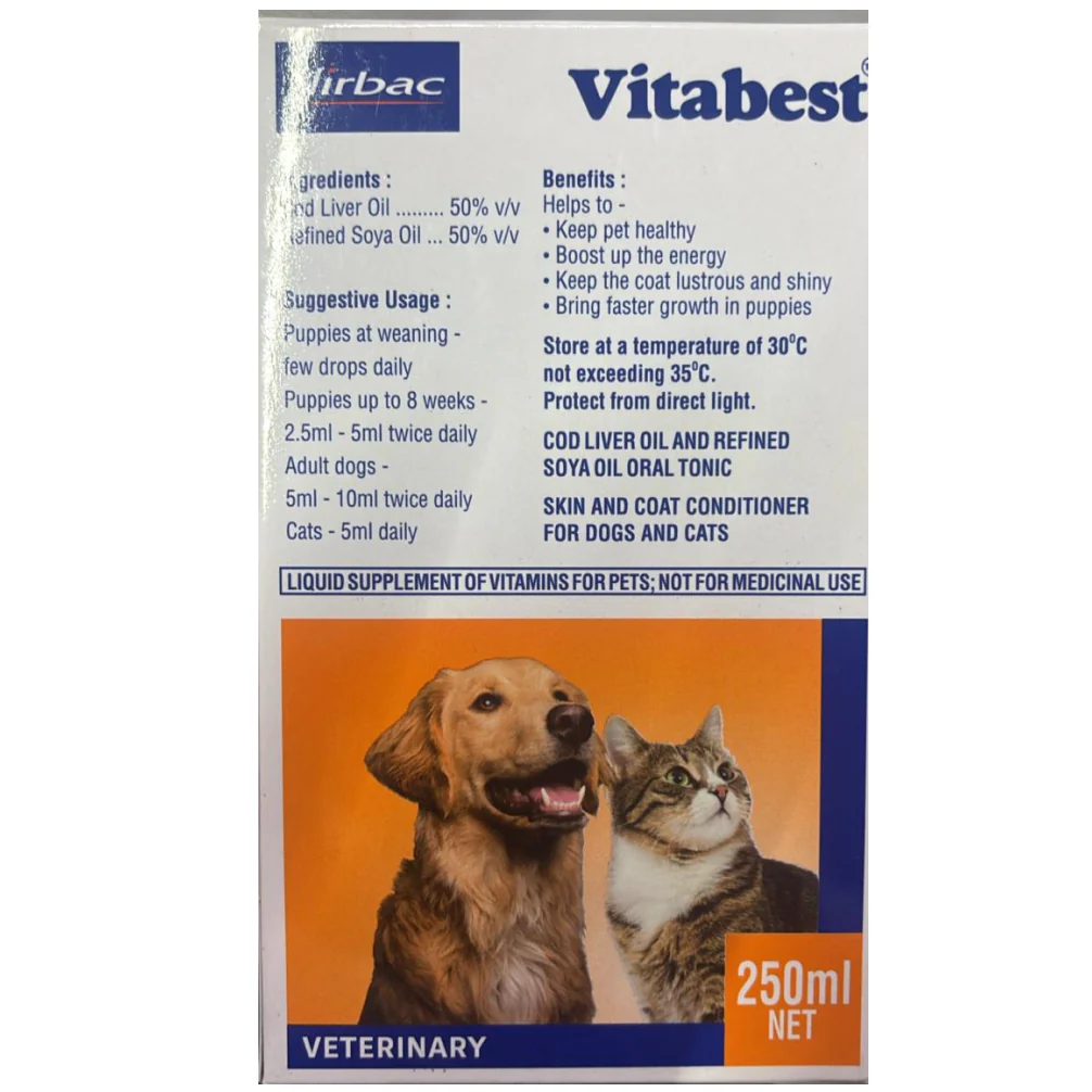 Virbac Vitabest Multi Vitamin Supplement for Dogs and Cats - Image 4