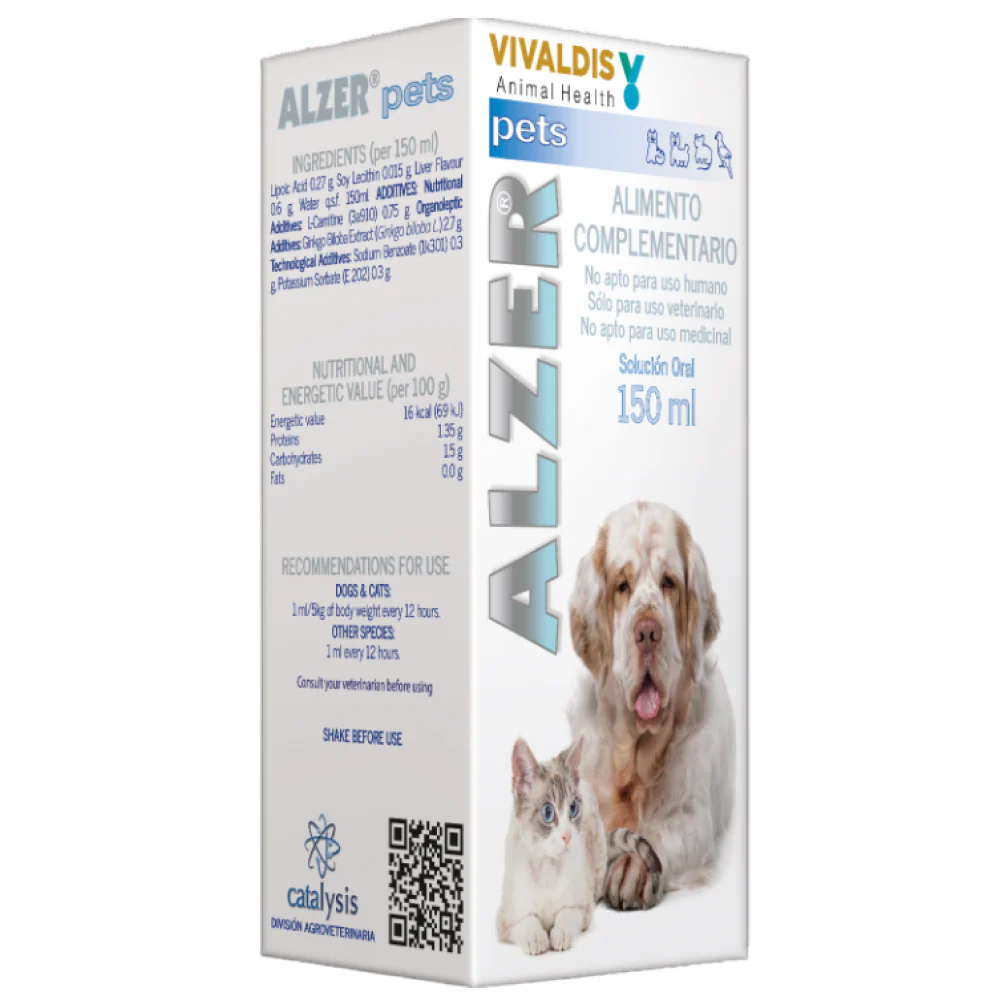 Vivaldis Alzer Syrup for Dogs and Cats (150ml) - Image 2
