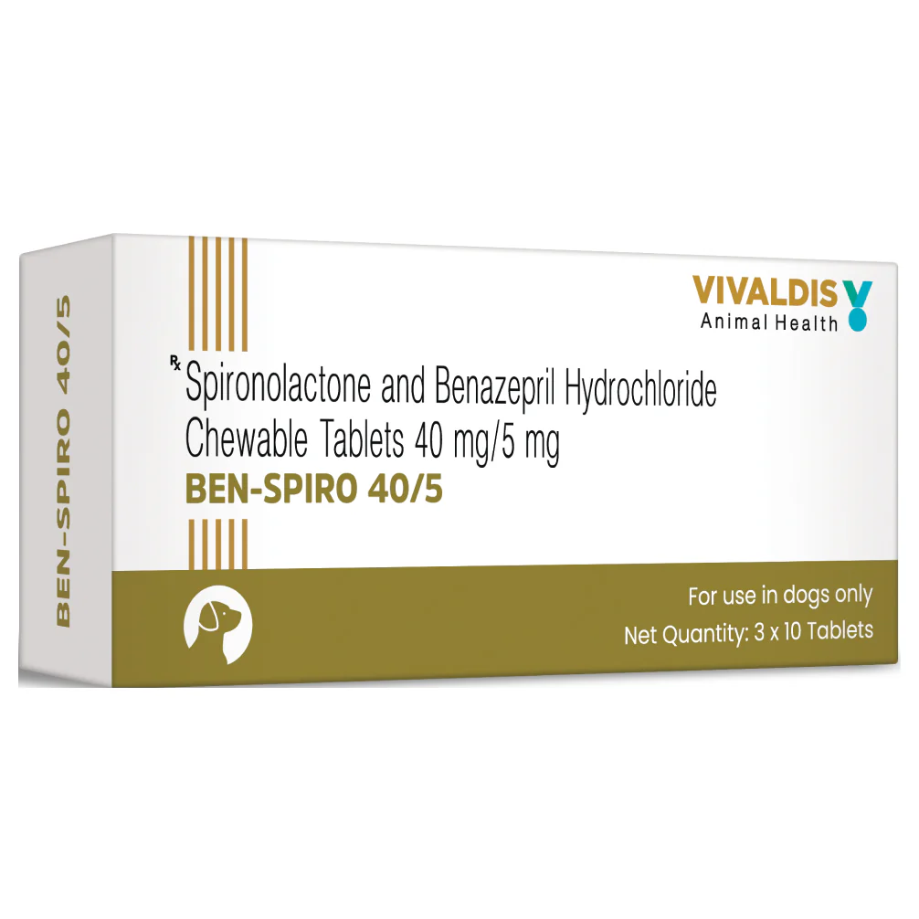 Vivaldis Ben Spiro (Spironolactone & Benzepril) Tablets for Dogs - Image 2